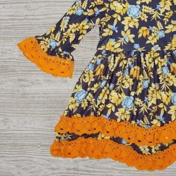 Floral Bell Sleeve Dress