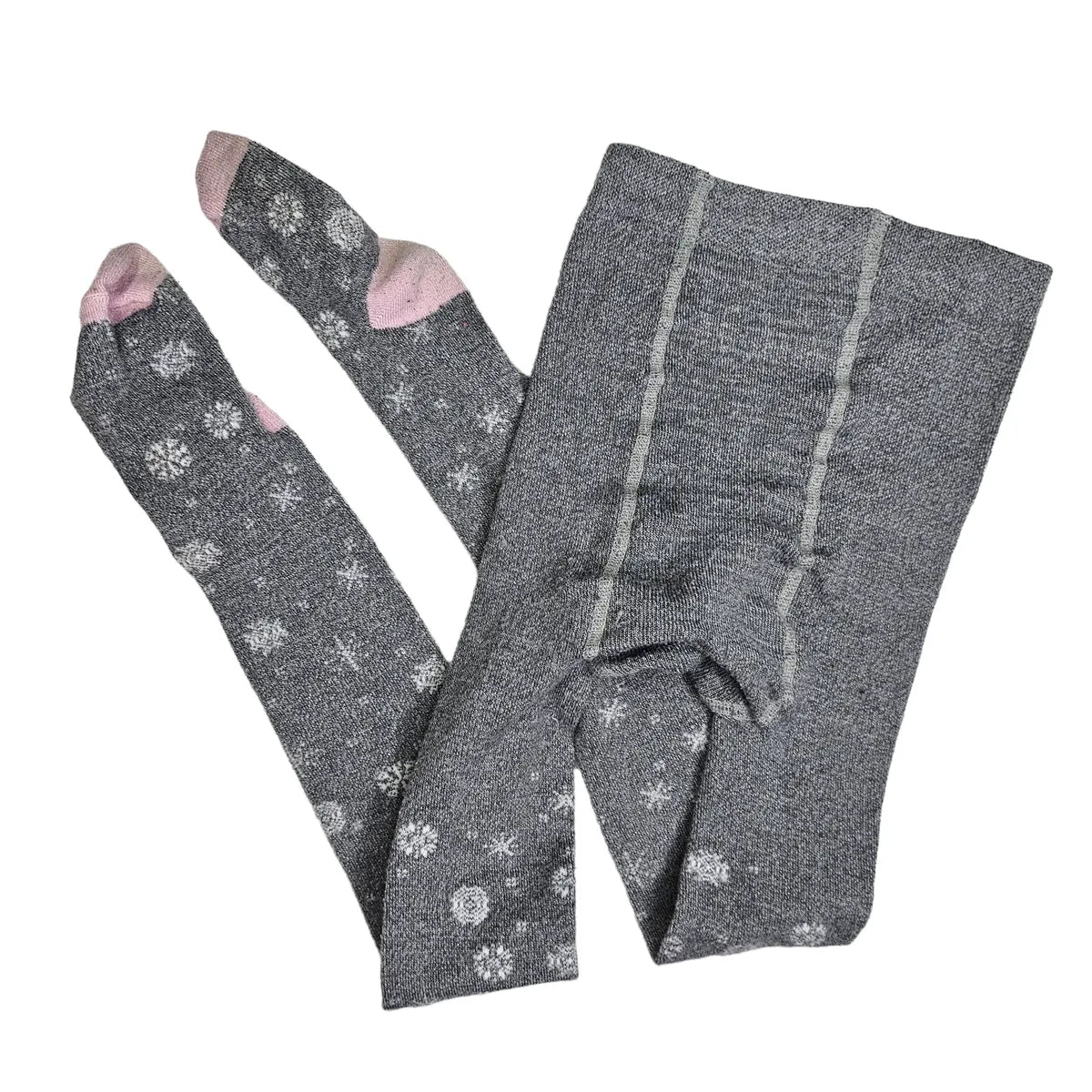 Cuddl Duds S/M Snowflake Warm Tights