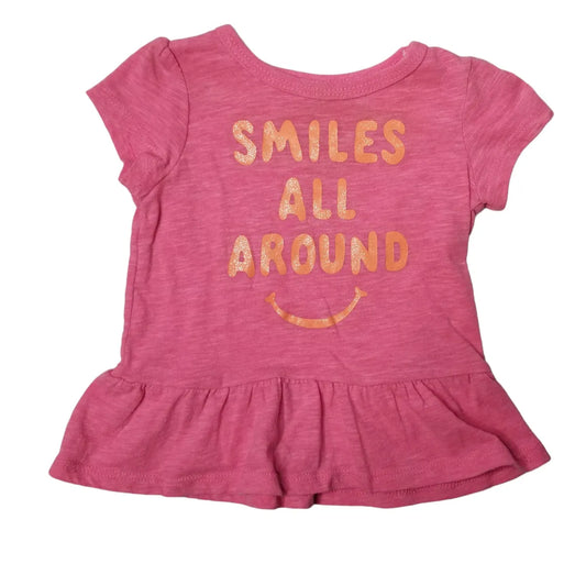 Carter's 6M Pink Peplum Top