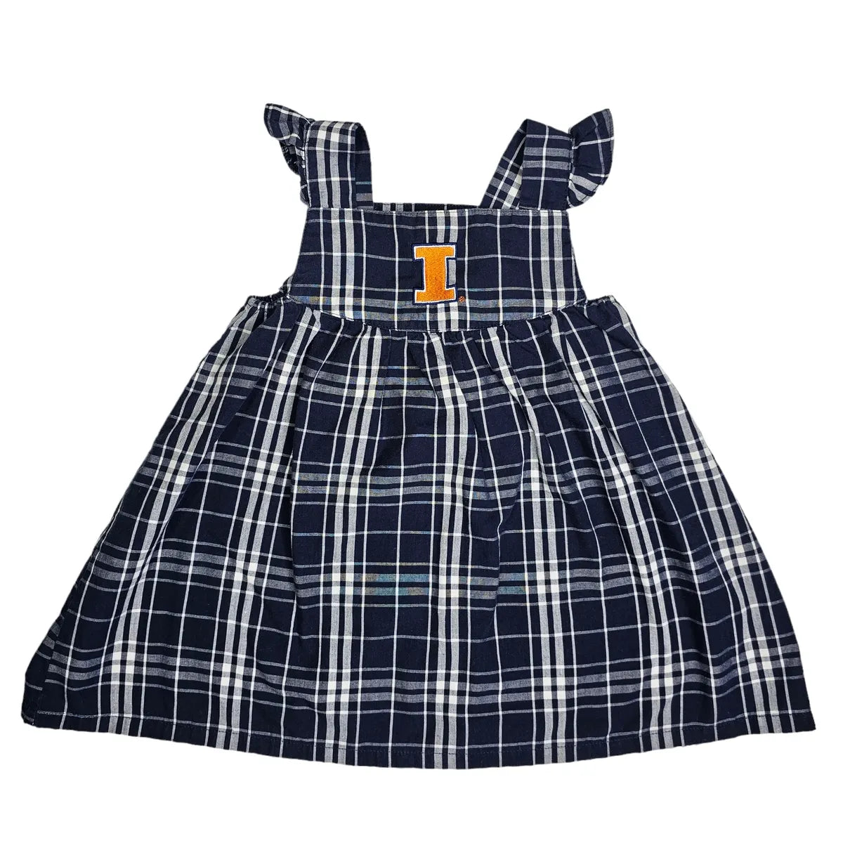 Sara Lynn Togs 2T Illini Plaid Dress