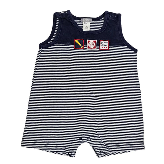 Carters 6M Vintage Striped Romper