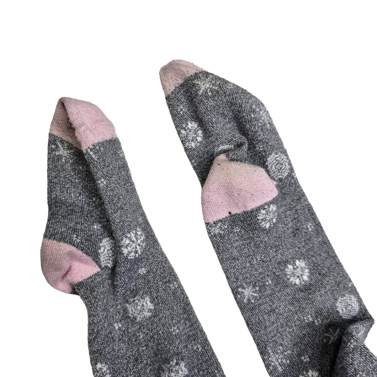 Cuddl Duds S/M Snowflake Warm Tights