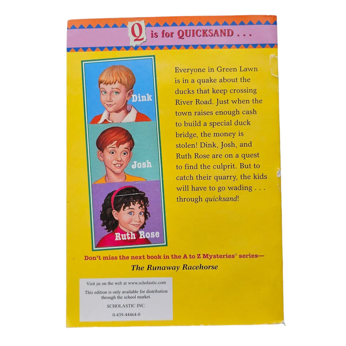 A to Z Mysteries The Quickstand Question