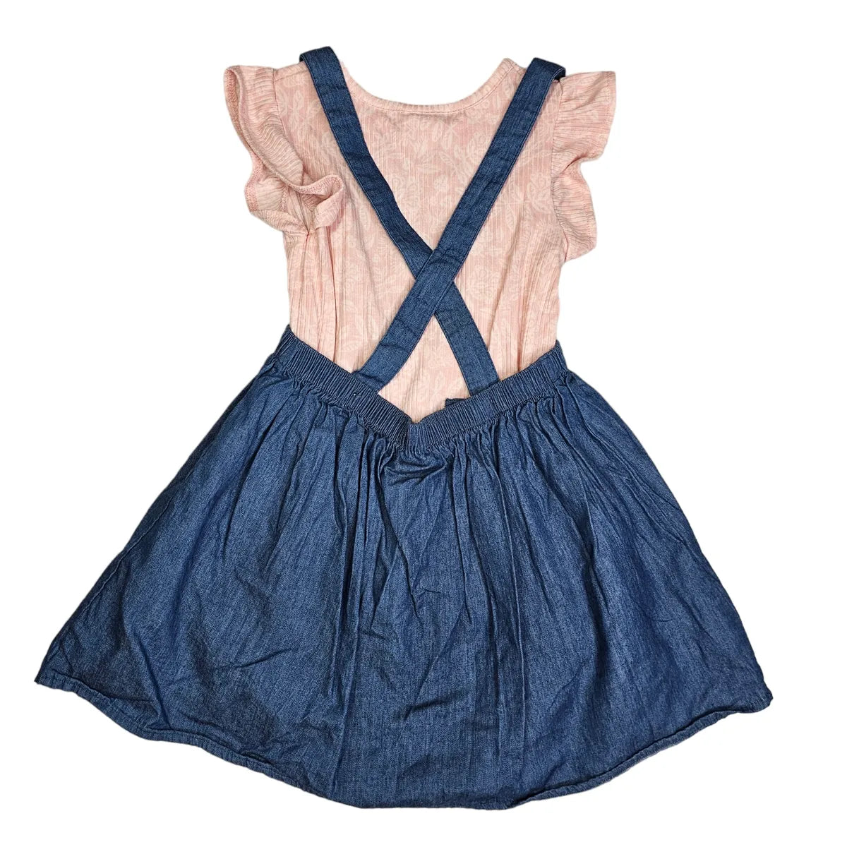 Wonder Nation 5T Overall Dress Set