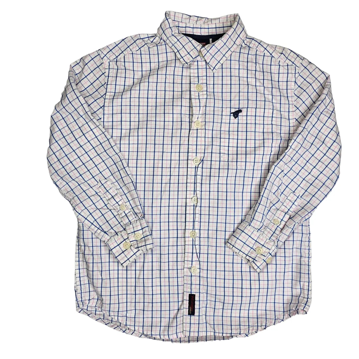 Wrangler 6/7 Plaid Button Up