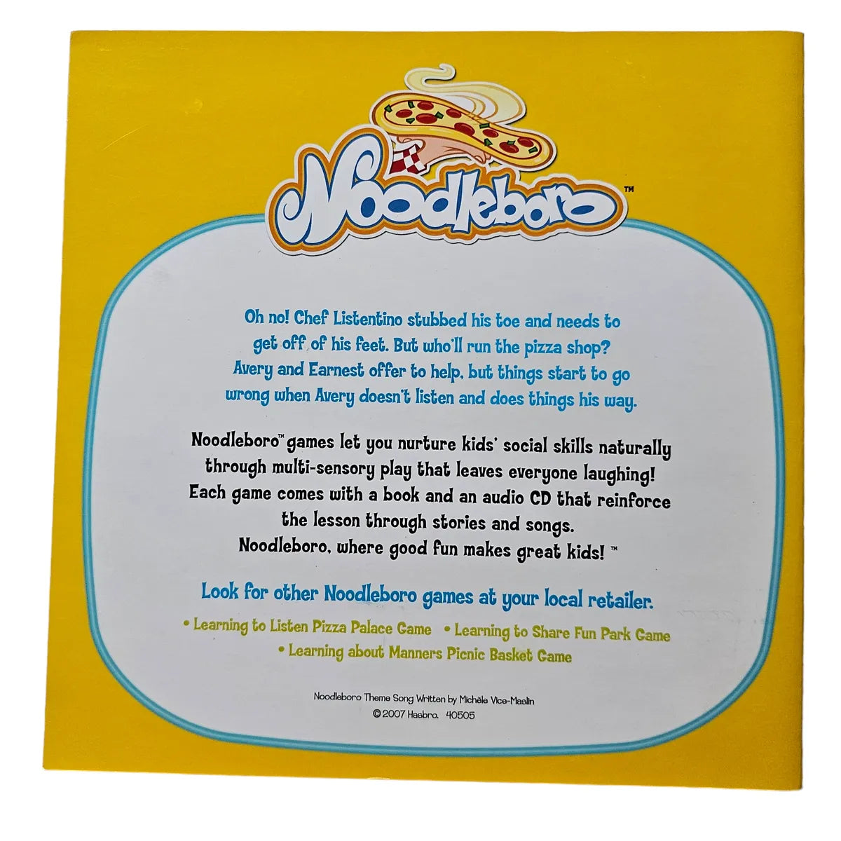 Noodleboro Listen While You Work