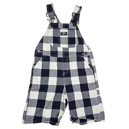 OshKosh 5T Plaid Shortalls