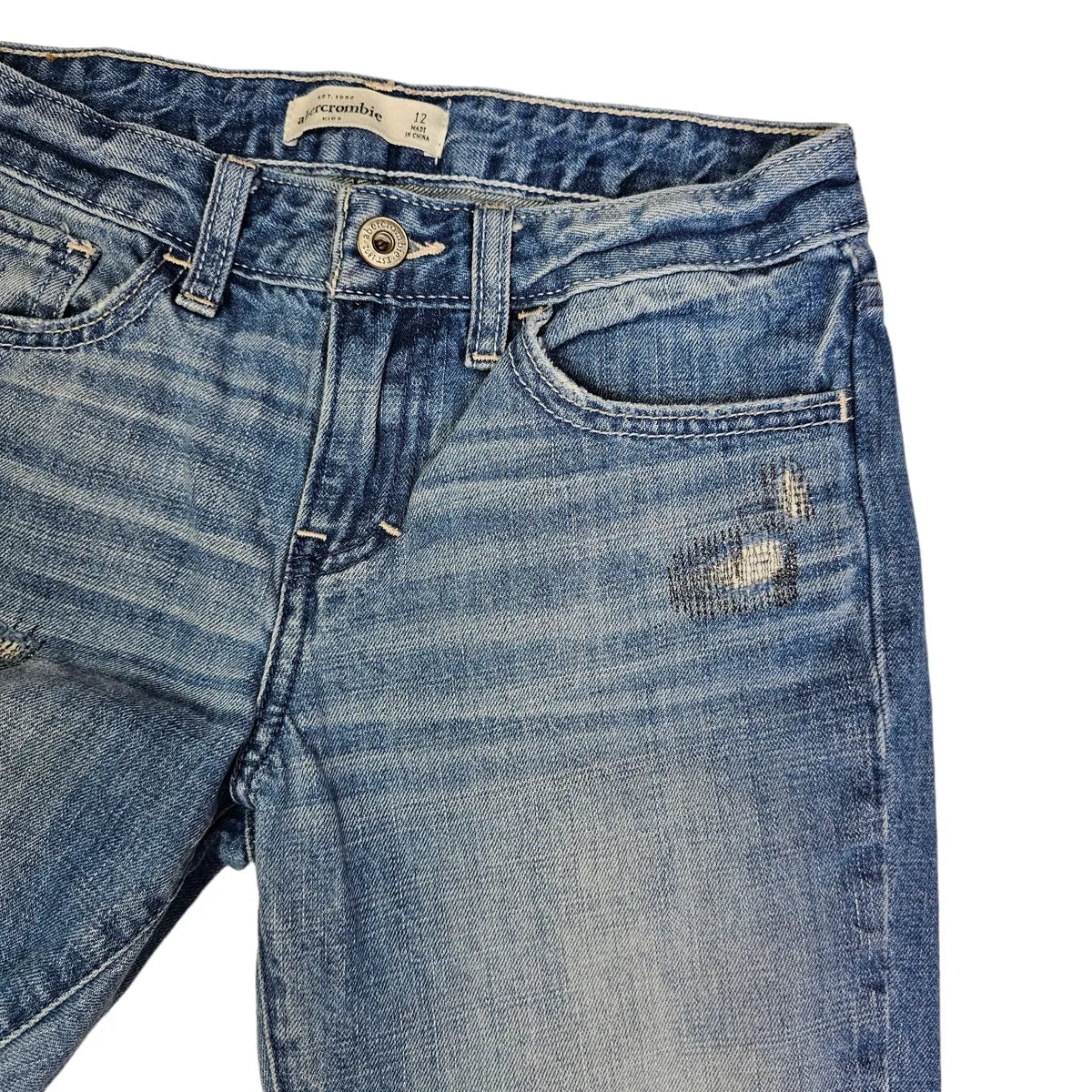 Abercrombie 12 Distressed Jeans