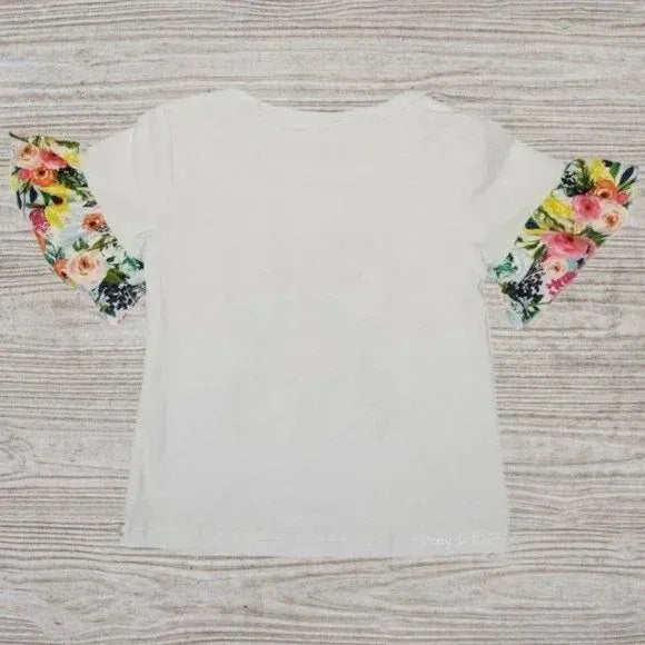 Stay Wild Skull Floral Top