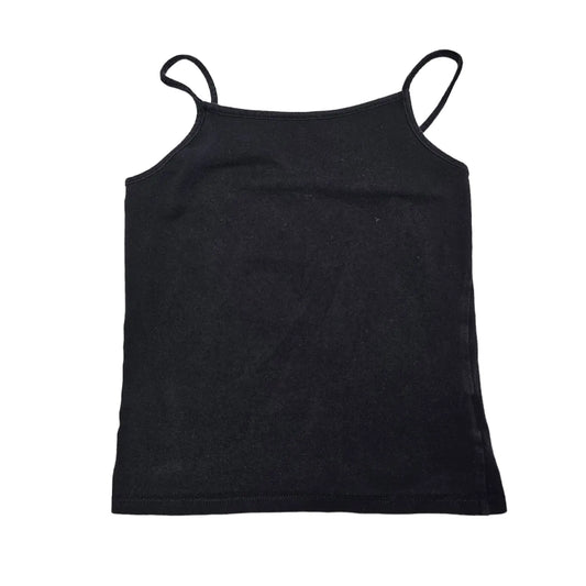 Faded Glory 6/6X Black Spaghetti Strap Tank Top