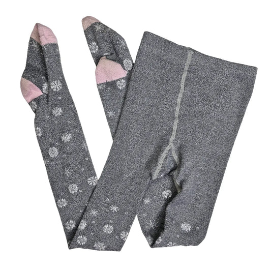 Cuddl Duds S/M Snowflake Warm Tights