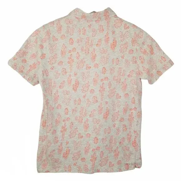 Gap L (10) Cactus Print Polo