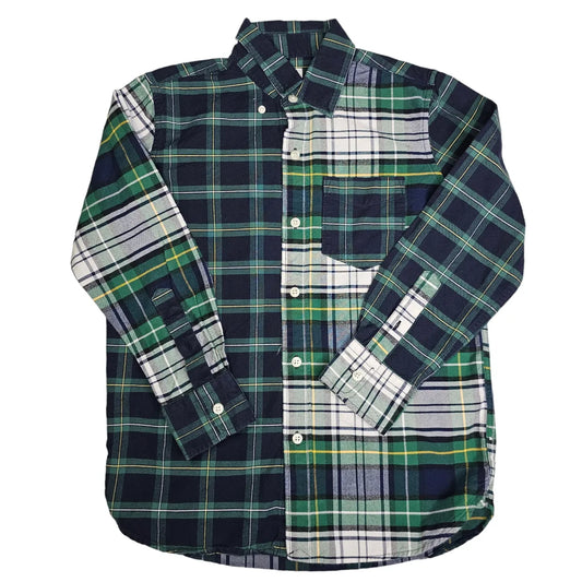 Gap Large (10) Green Plaid Button Down