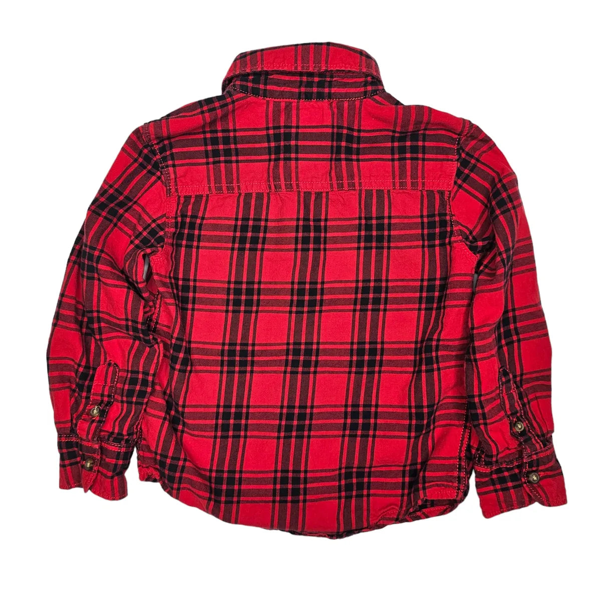 Carters 3T Red Plaid Button Up