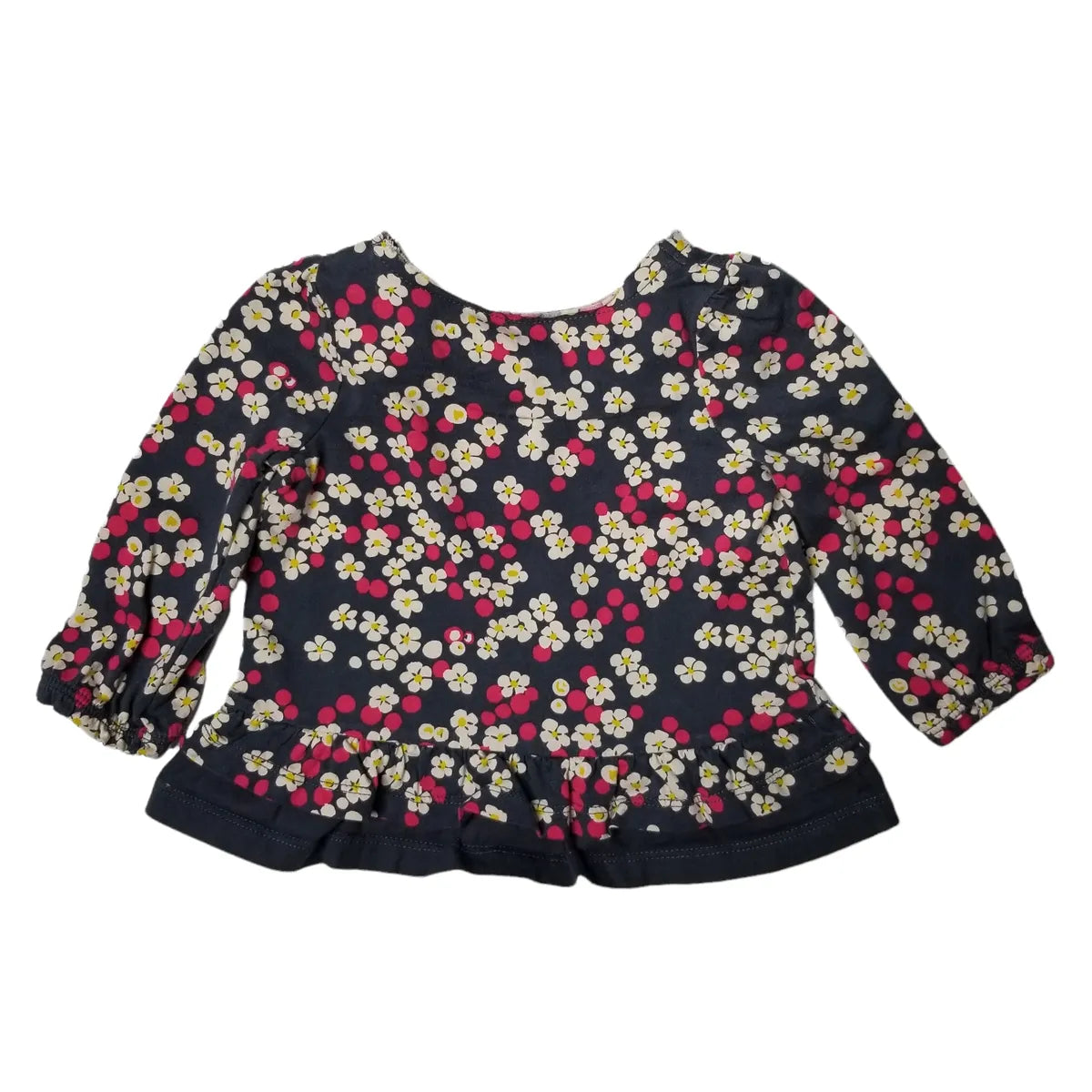 OshKosh 6M Flower Polka Dot Top