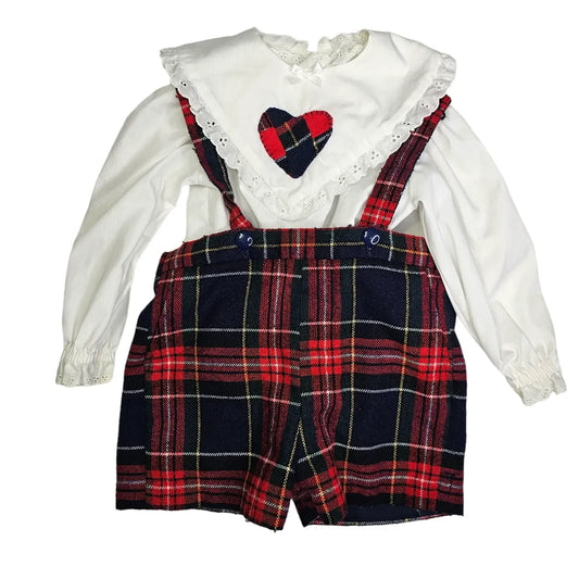 Her Majesty 24M Vintage Plaid Set