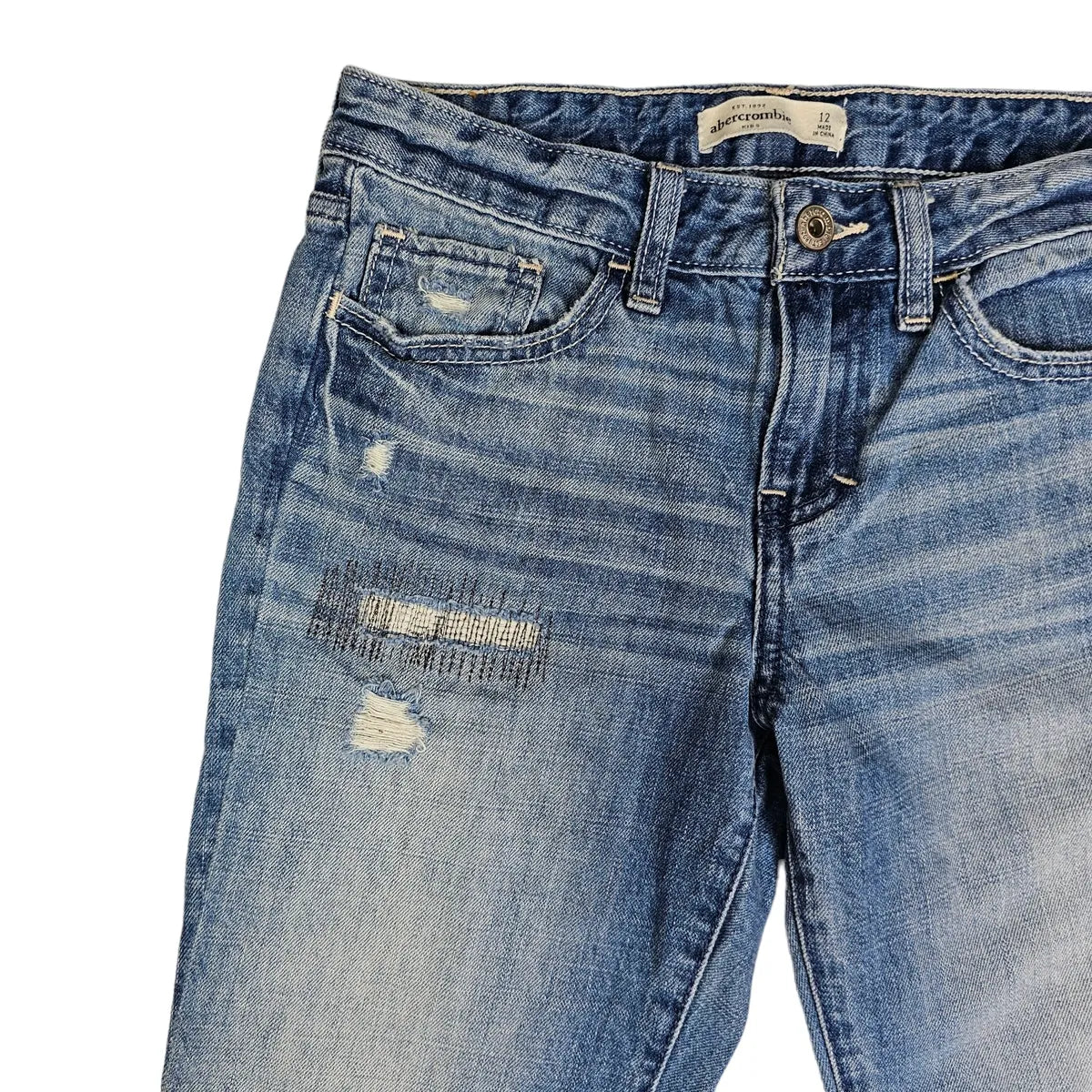 Abercrombie 12 Distressed Jeans