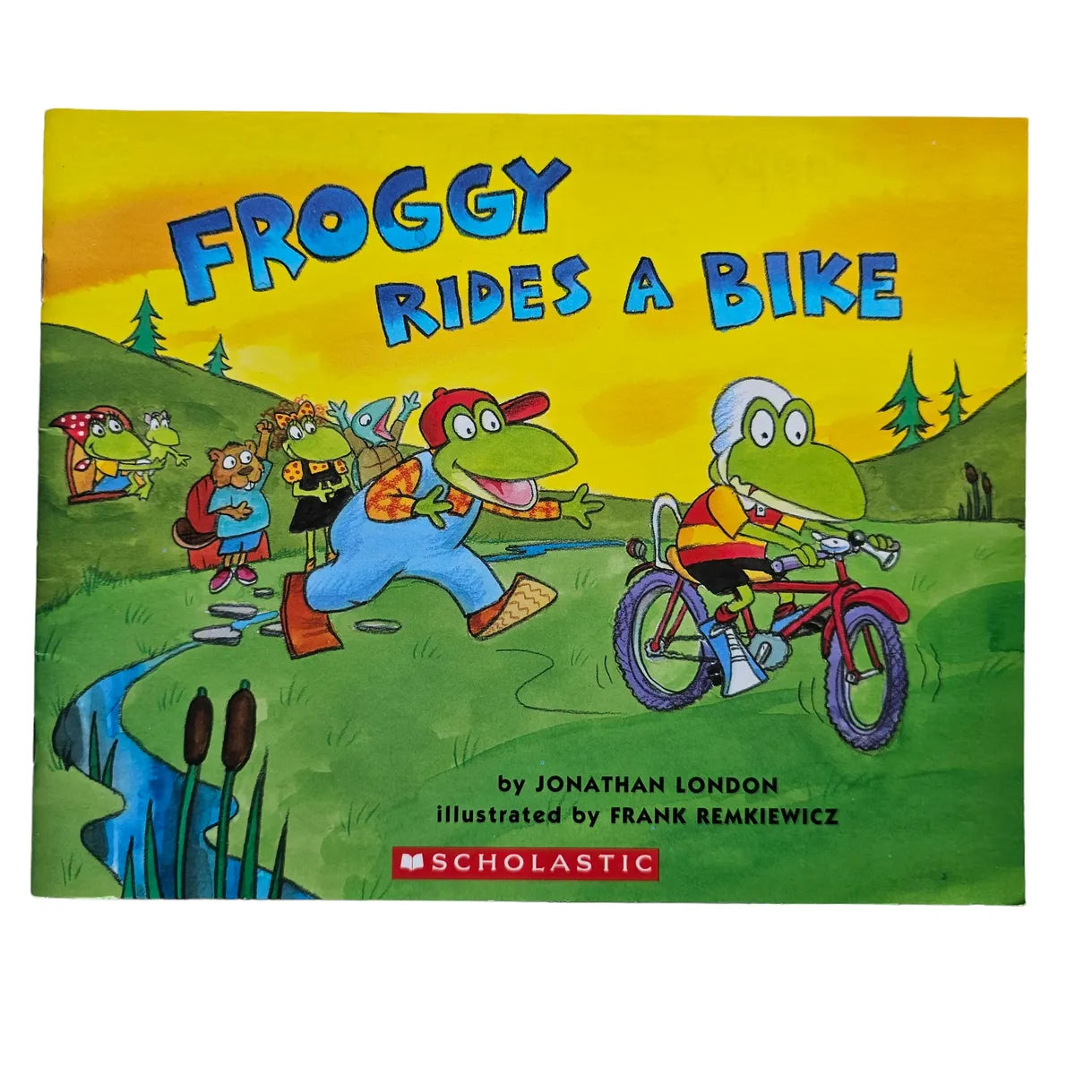 Froggy Rides a Bike