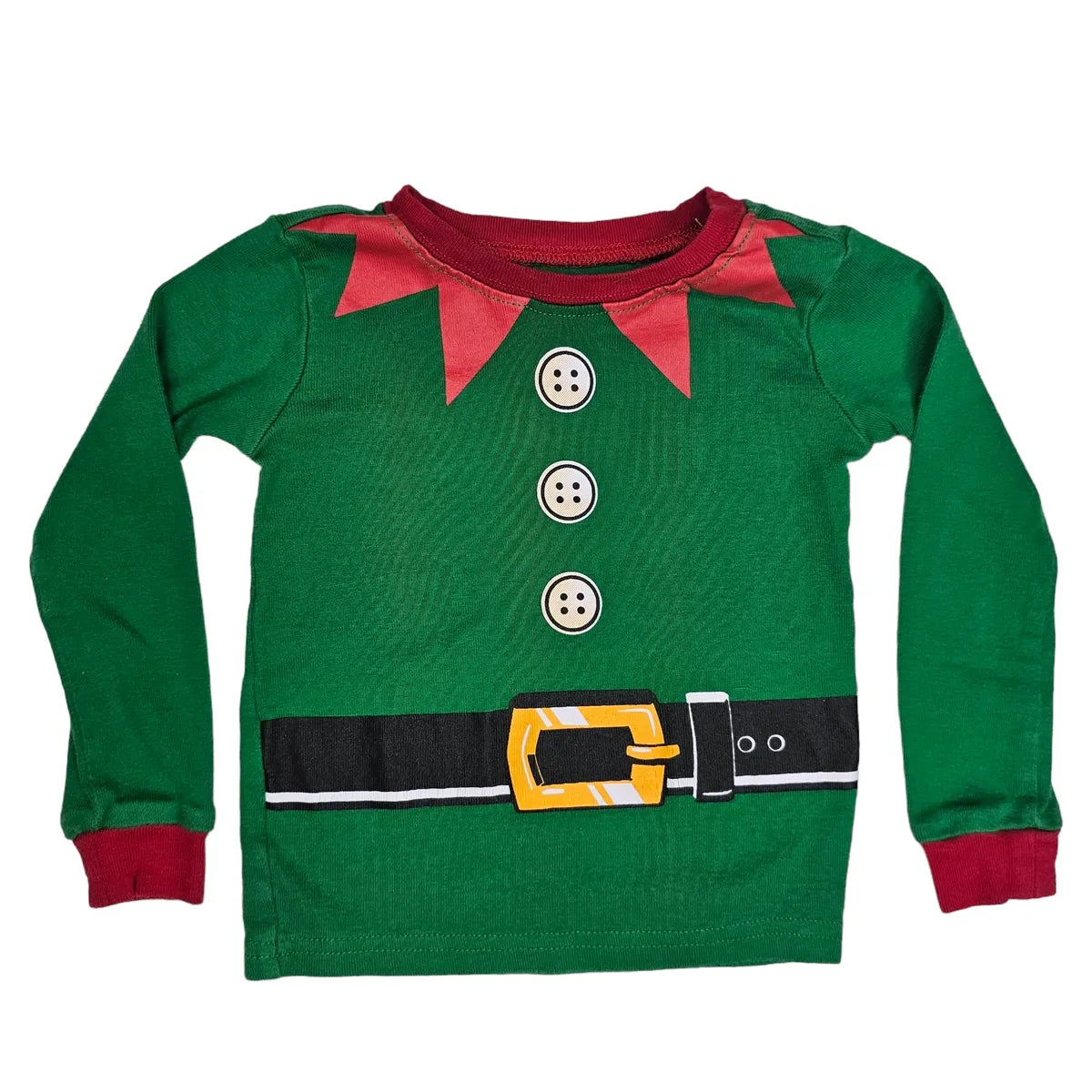 Childrens Place 12-18M Elf Pajamas
