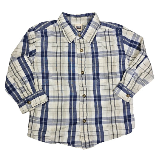 Faded Glory 24M Plaid Button Up