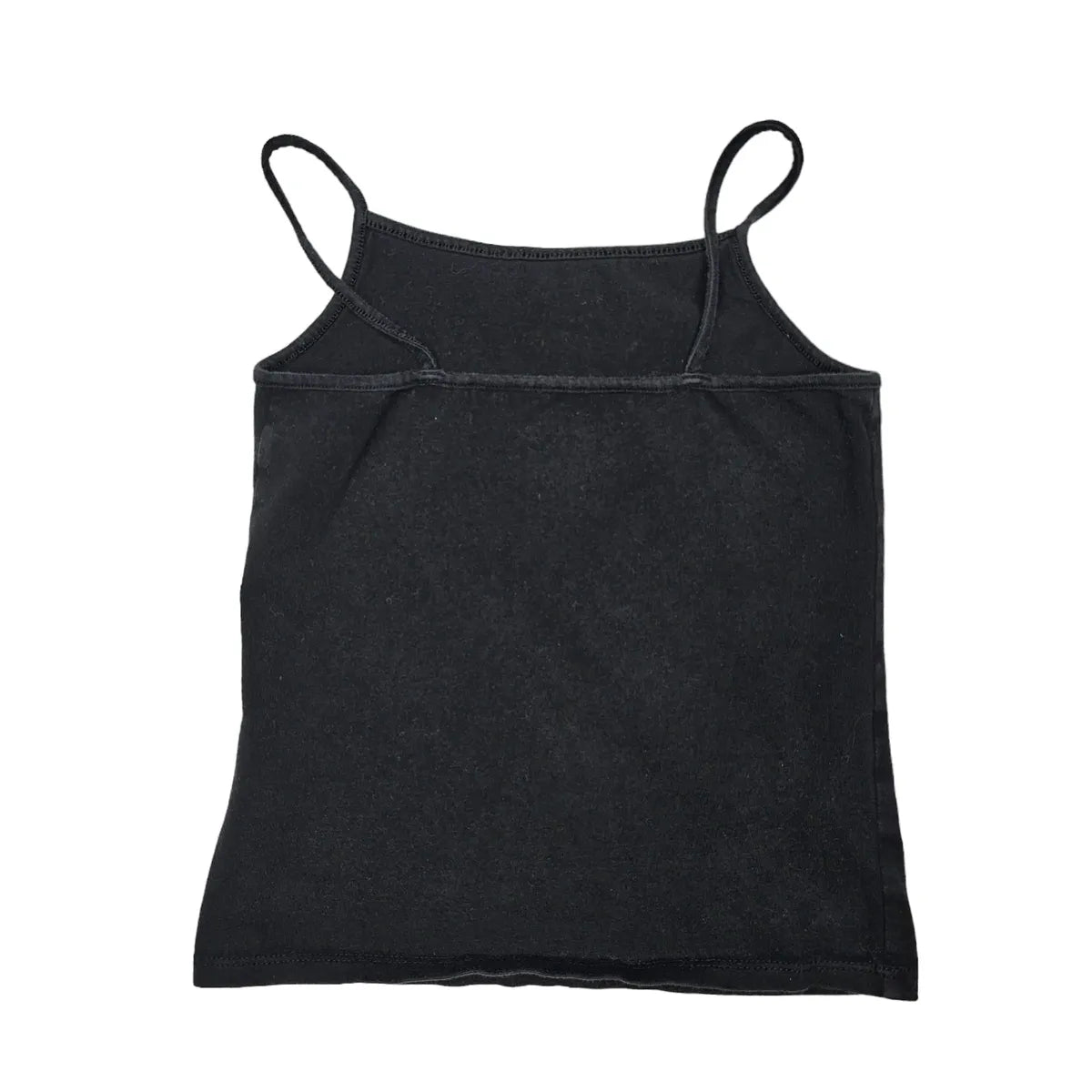 Faded Glory 6/6X Black Spaghetti Strap Tank Top