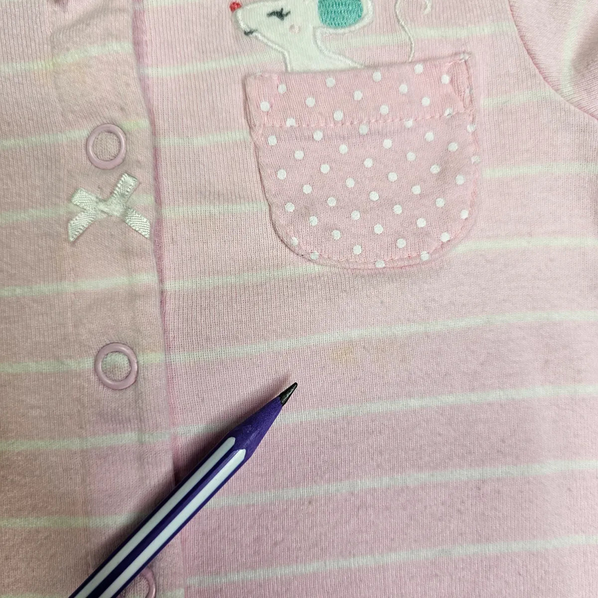 Carters 12M Striped Romper
