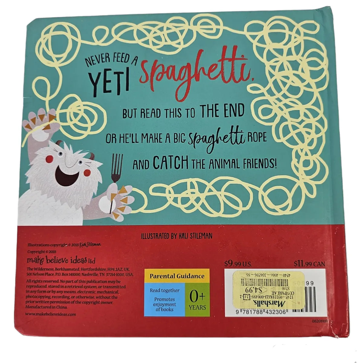 Never Feed a Yeti Spaghetti