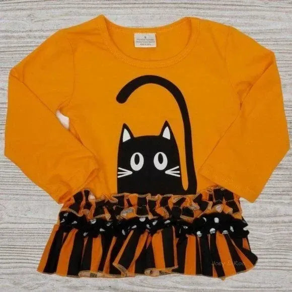 Size 3 Black Cat Halloween Set