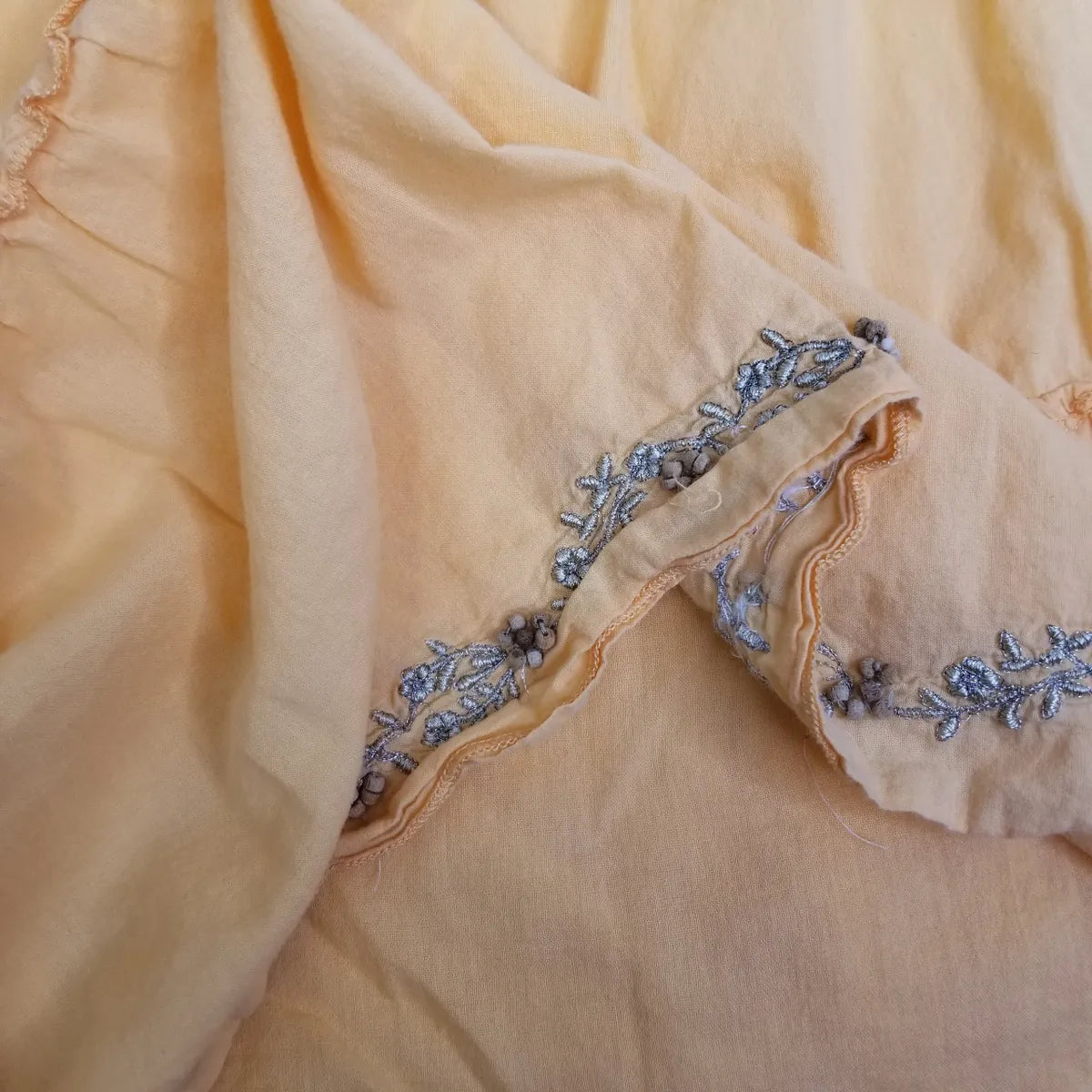 Arizona 8 Light Orange Knee Length Skirt