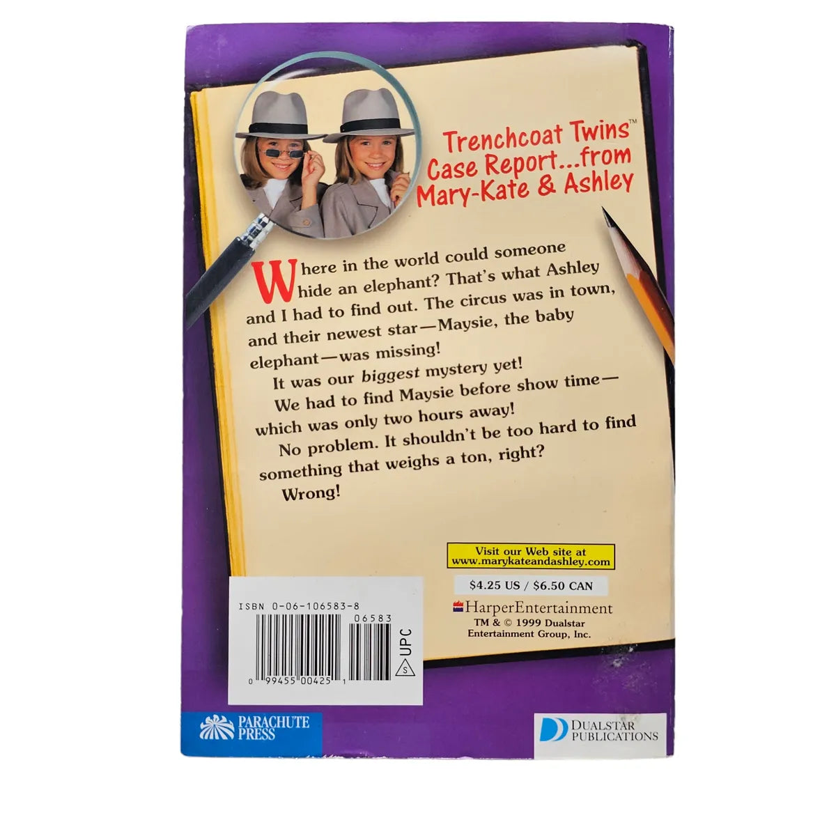 Mary Kate & Ashley The Case of the Great Elephant Escape