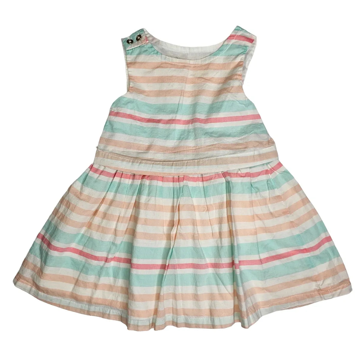 Cherokee 18M Striped Sleeveless Dress