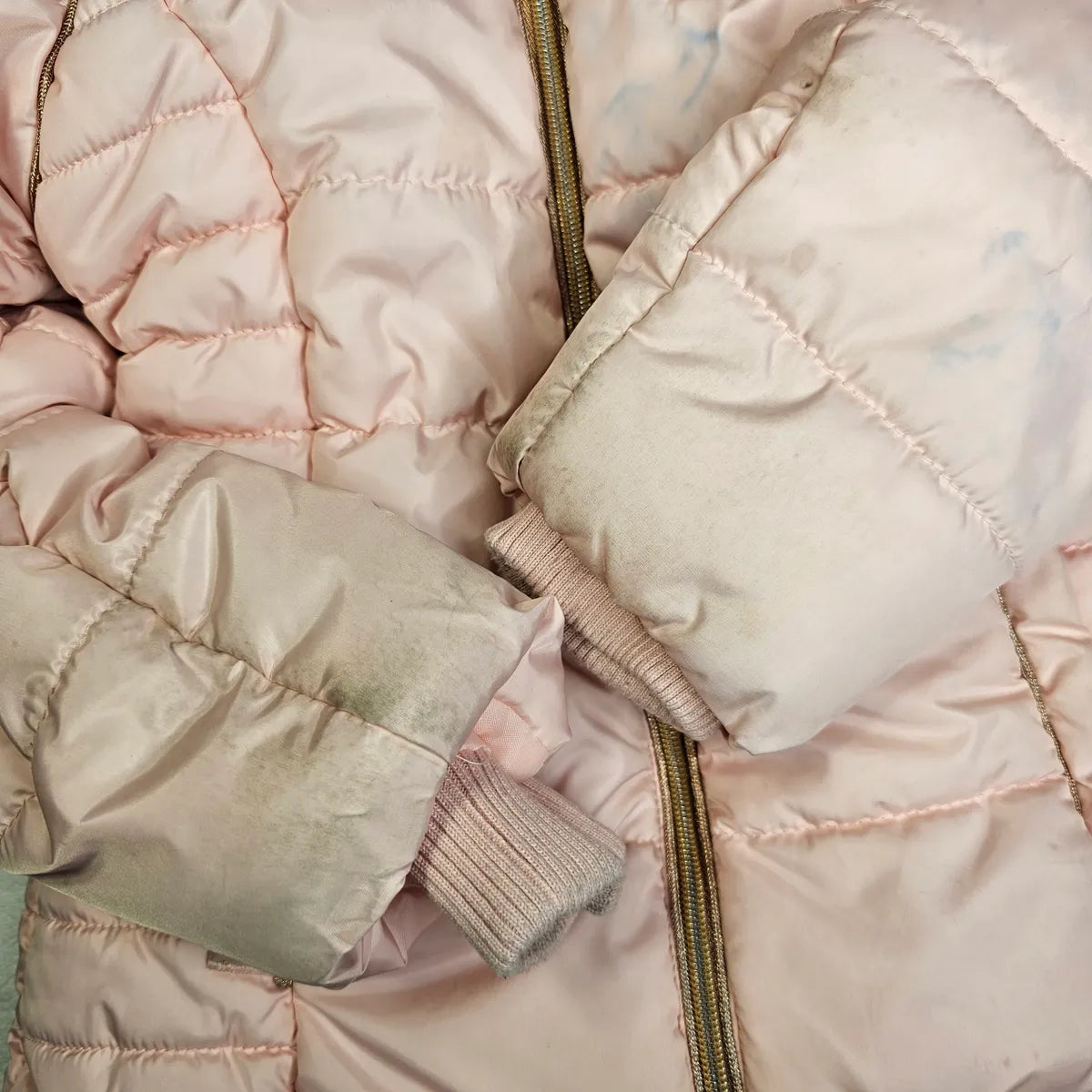 Tommy Hilfiger 4 Light Pink Puffer Coat PLAY