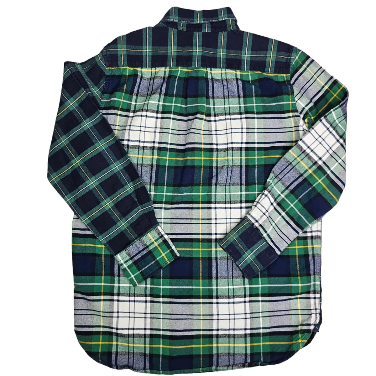 Gap Large (10) Green Plaid Button Down