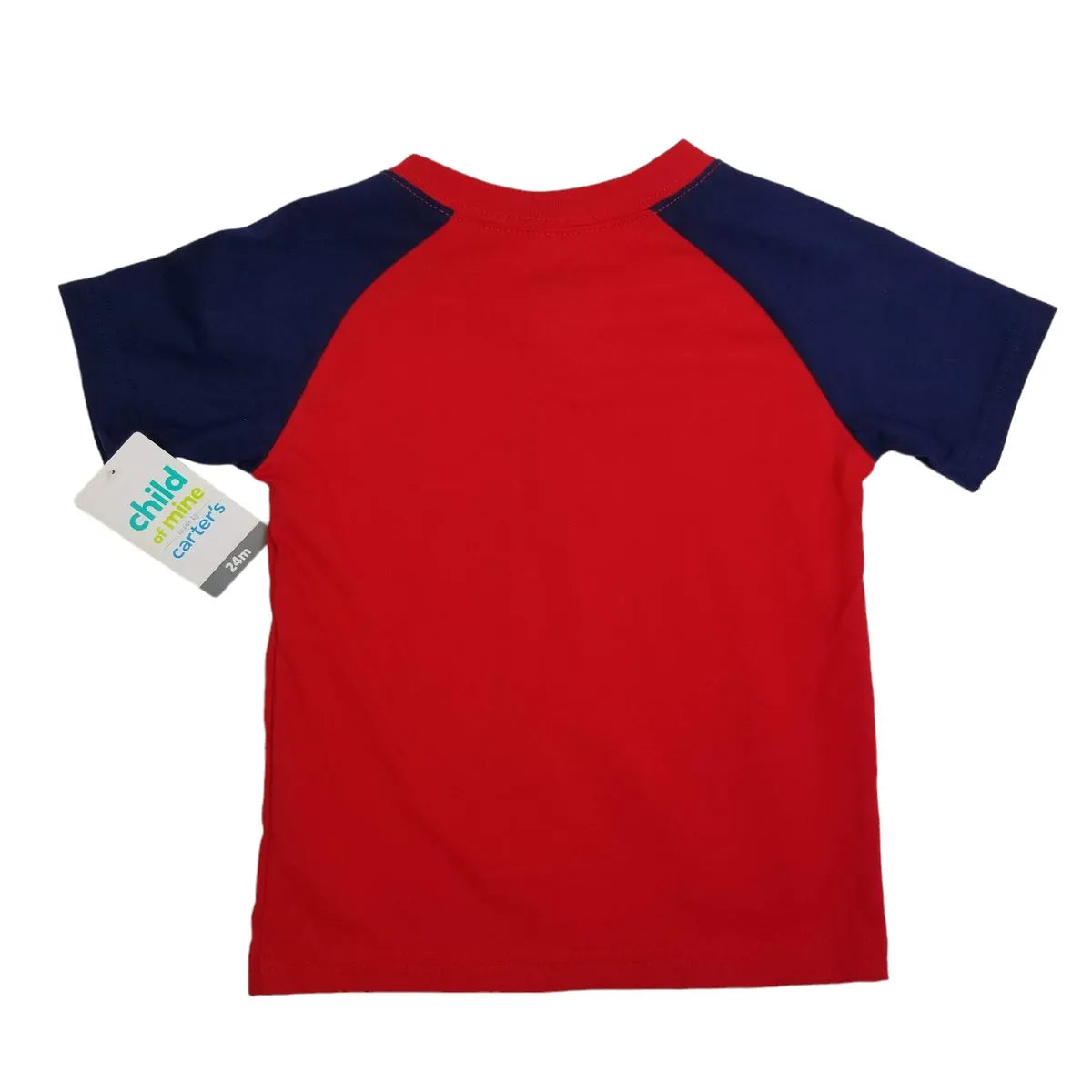 Child of Mine 24M Button Short Sleeve Baseball