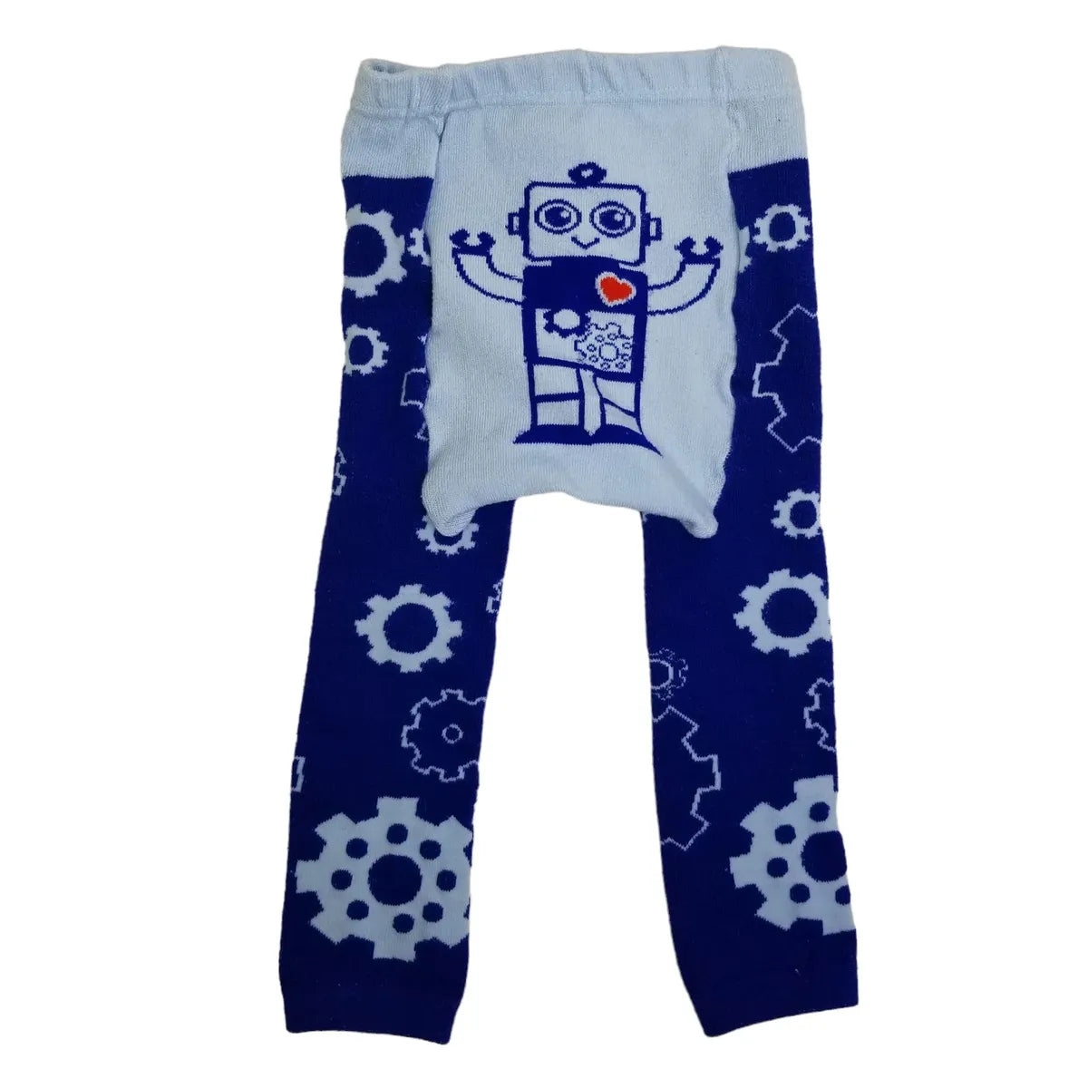 Doodle Pants Medium (12-18M) Robot Leggings