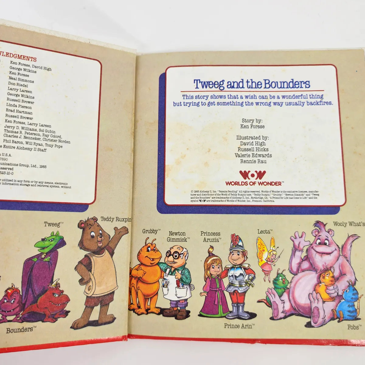 Teddy Ruxpin Tweeg and the Bounders