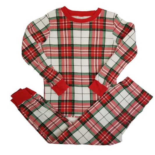 Carter's 6 Holiday Plaid Pajamas Set