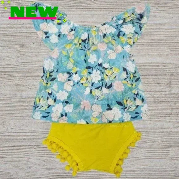 18-24M Floral Pom Pom Set