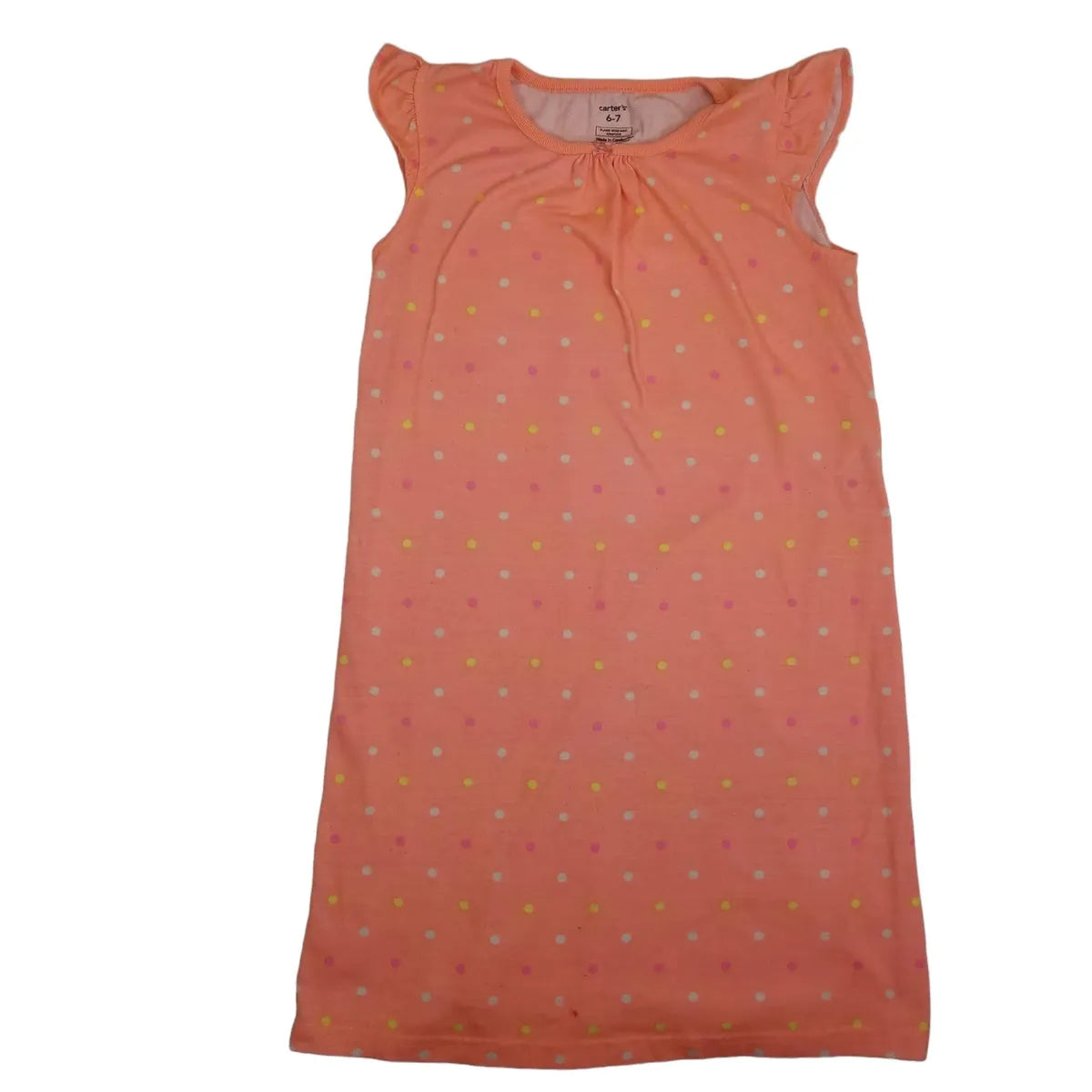 Carter's 6-7 Polka Dot Nightgown