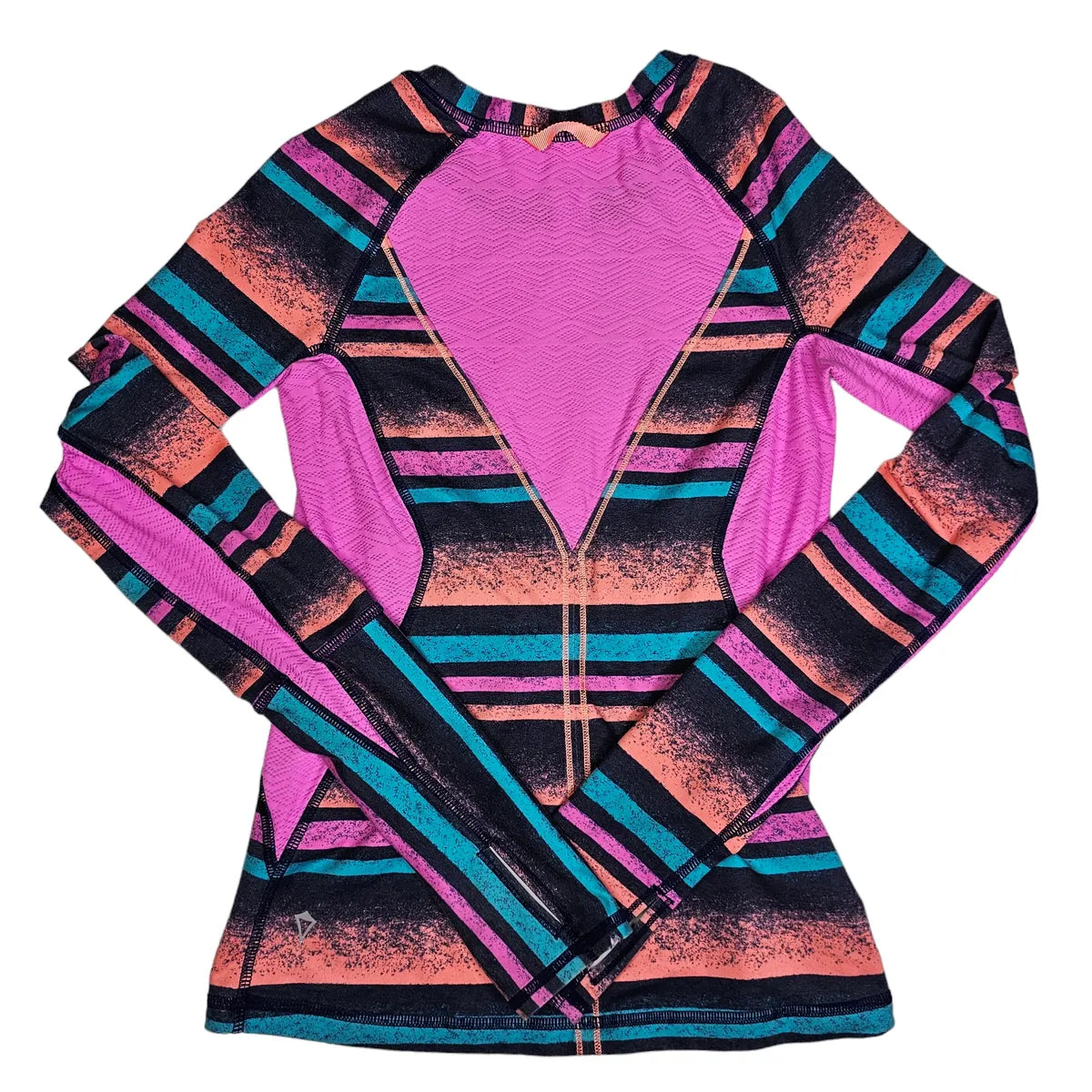 LuLuLemon Ivivvia 10 Striped Active Long Sleeve