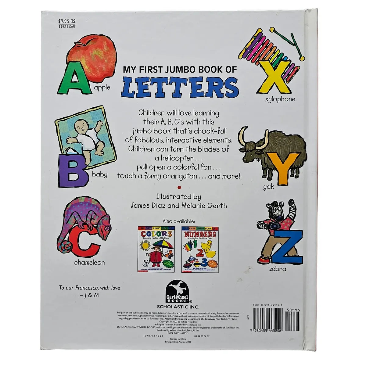 My First Jumbo Book of Letters