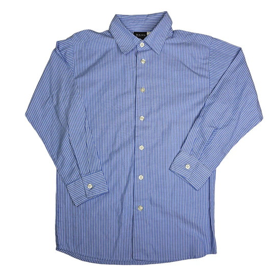 TFW 10 Blue Striped Button Up Shirt