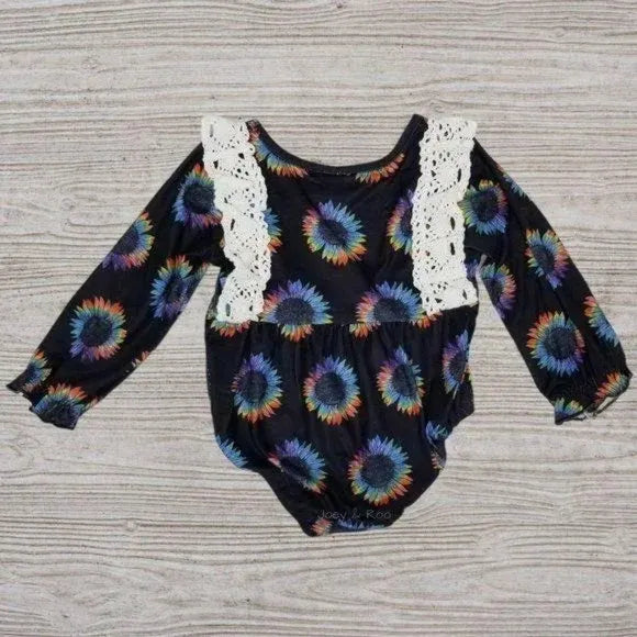 Rainbow Sunflower Bodysuit