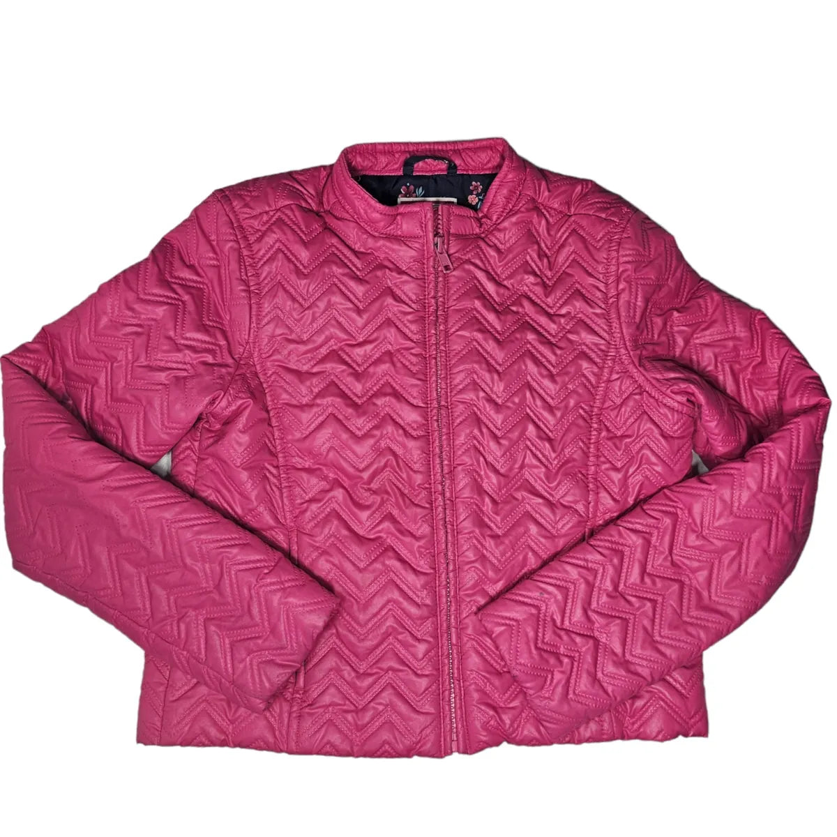 Gymboree L 10/12 Quilted Hot Pink Jacket