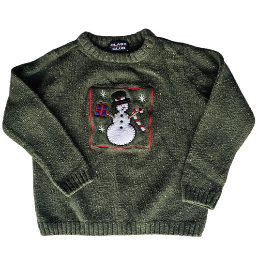 Class Club 4/5 Vintage Snowman Sweater