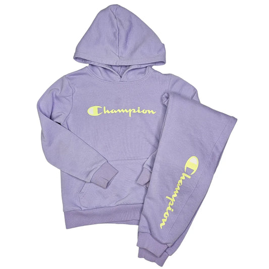 Champion 6X Purple Sweatpants Set