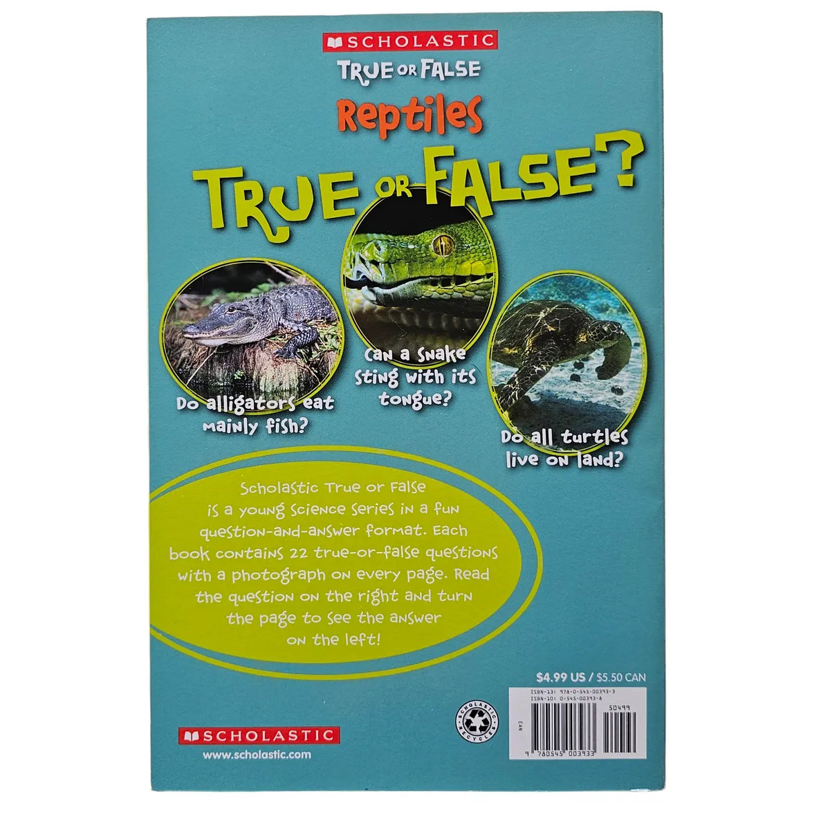True or False Reptiles