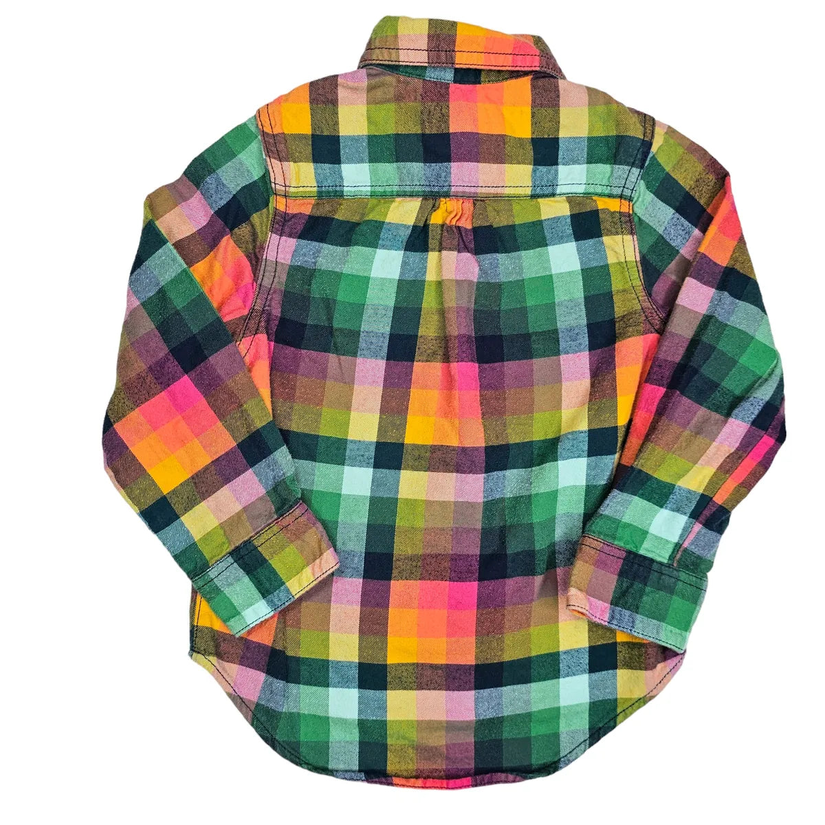 Cat & Jack XS 4/5 Plaid Button Up