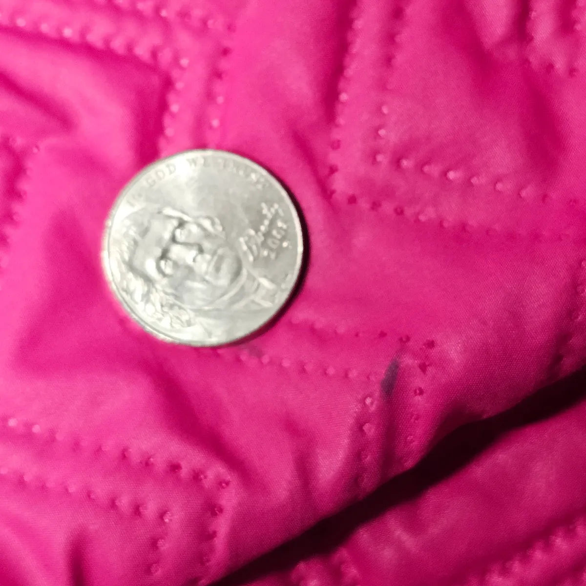 Gymboree L 10/12 Quilted Hot Pink Jacket