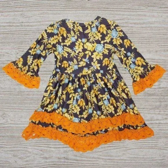 Floral Bell Sleeve Dress